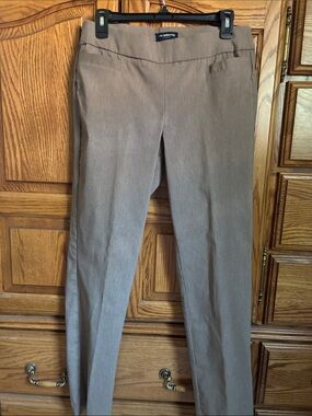 Liz Claiborne Taupe Slim Straight Dress Pants